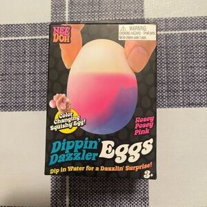 Nee Doh Dippin' Dazzler Eggs - Color Changing Squishy Egg